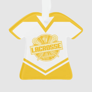 Ornamento Vovó LAX de Lacrosse Jersey Personalizada