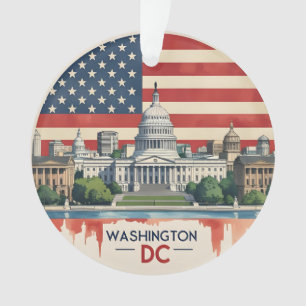Ornamento Washington DC Skyline