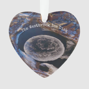 Ornamento Westbrook Ice Disk Maine
