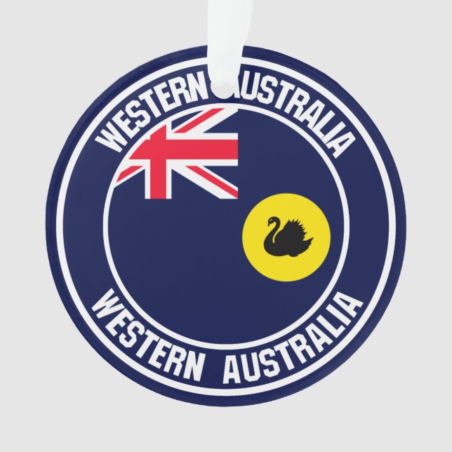 Ornamento Western Australia Round Emblem (Frente)
