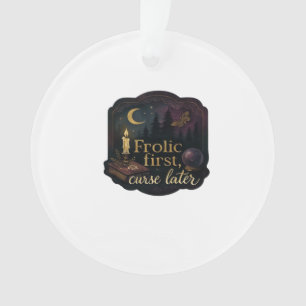 Ornamento Whimsigoth Fantasy Mystical Forests, Luas e Magia