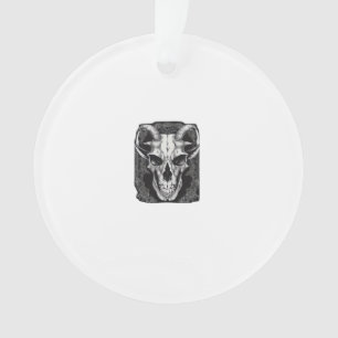 Ornamento Whimsigoth Skull Gótica Design Clássica