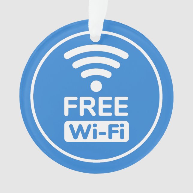 Ornamento Wi-Fi gratuito (Frente)