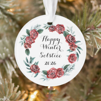 Ornamento Wiccan, Pagan Happy Winter Solsctice 2022 Ornament