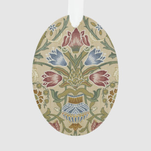 Ornamento William Morris Brocade Floral Wallpaper Padrão