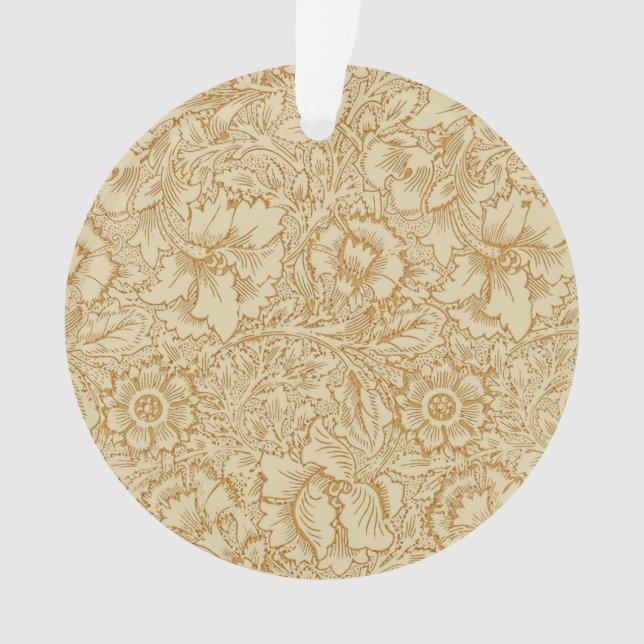 Ornamento William Morris Poppy Floral Wallpaper (Frente)