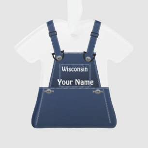 Ornamento Wisconsin Farmer Bib Overalls