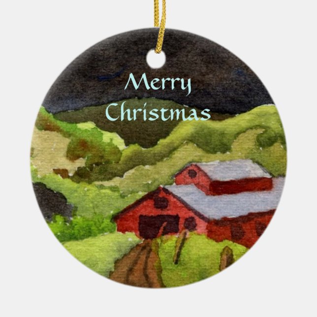 Ornamento Wonderland de inverno (Frente)