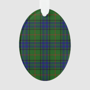 Ornamento Xadrez azul-tartan Lauder