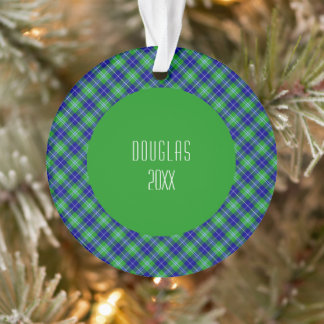 Ornamento Xadrez escocesa Douglas Clan Tartan