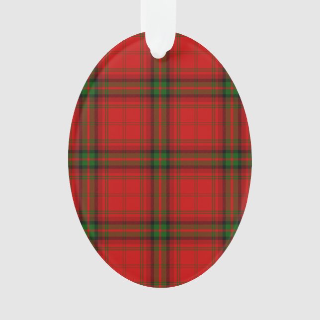 Ornamento Xadrez verde-tartan MacDougall (Frente)