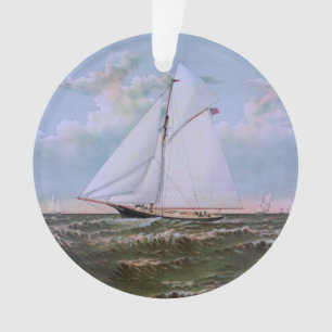 Ornamento Yacht Anterior de Entrega de Navegação