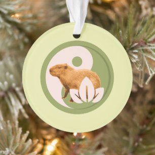 Ornamento Zen Capybara Yin Yang