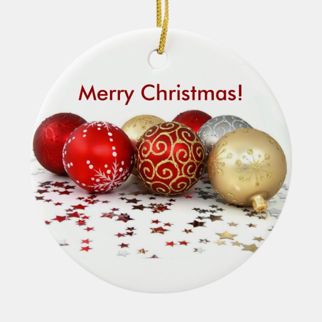 Ornamentos da Bola de Natal (Frente)