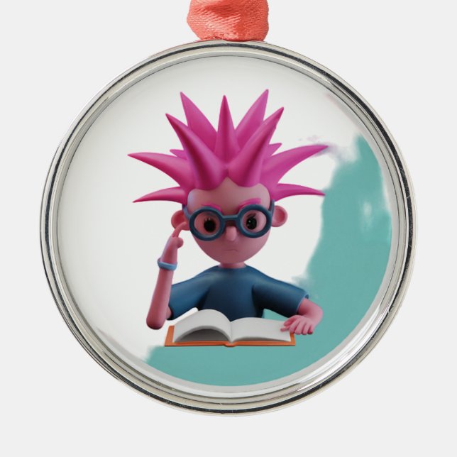 Ornamentos de adesivos 3D Boy (Frente)