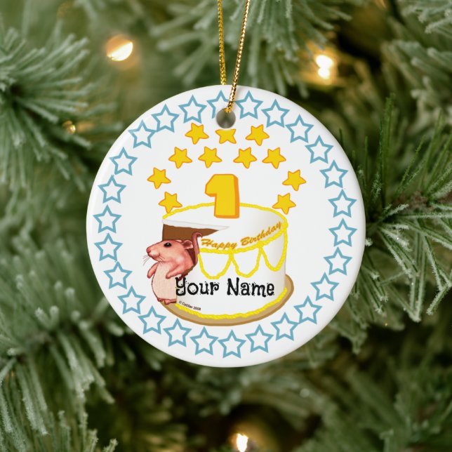 ornamentos de Aniversário do Rato do Partido prime (Árvore)