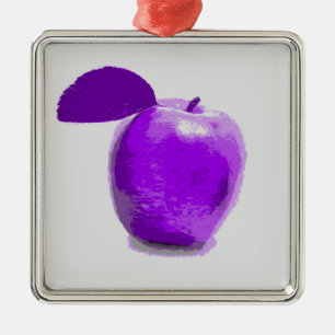 Ornamentos de Arte de Pintura de Maçã Roxo