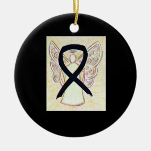 Ornamentos de Arte Personalizada de Anjo da Fita d