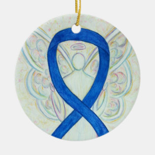 Ornamentos de Arte Personalizada do Anjo da Fita d