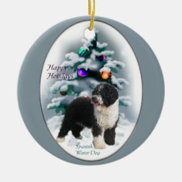 Ornamentos de Árvores de Natal para Cães de Água E