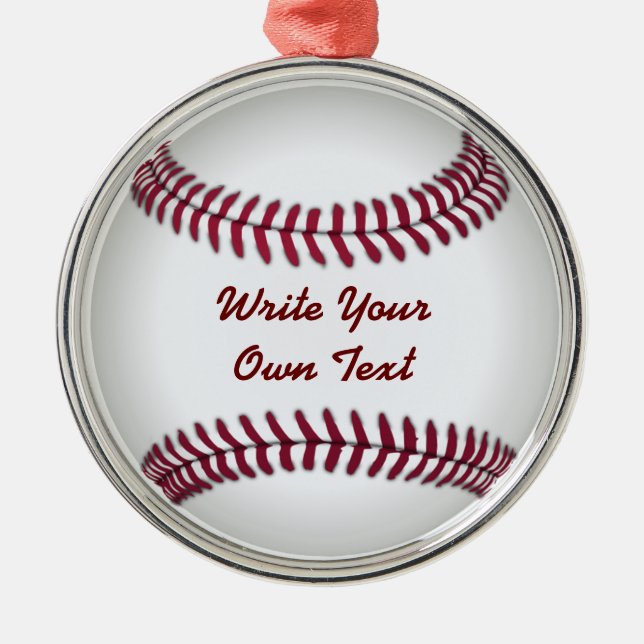 Ornamentos de Baseball (Frente)