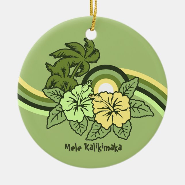 Ornamentos de Férias Safari surfando (Frente)