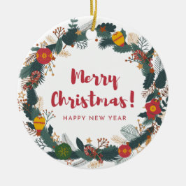 Ornamentos de Flor de Natal