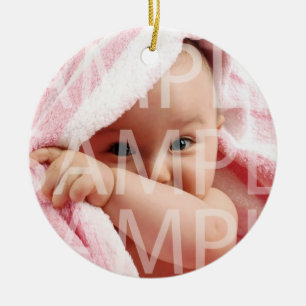 ornamentos de natal de bebê. fita de ouro