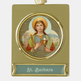 Ornamentos De Natal Dourados Rua. Barbara (BK 001)