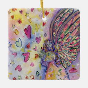 Ornamentos de Presente de Férias do Anjo do Univer