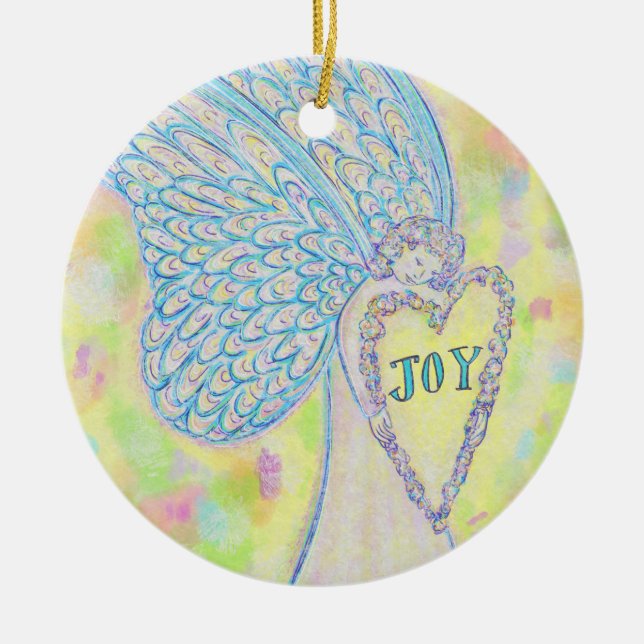 Ornamentos de presentes de Natal Personalizado do  (Frente)