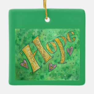Ornamentos de presentes personalizados de arte de