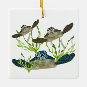 Ornamentos de Tartarugas do Mar