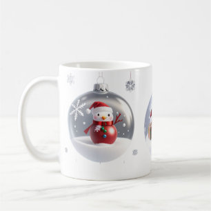 Ornamentos de Vidro/Neve - Caneca