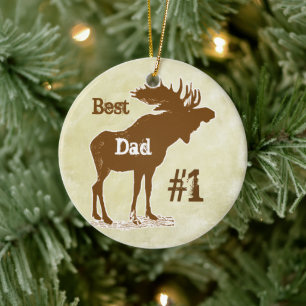 Ornamentos do Prêmio Melhor Padre Moose