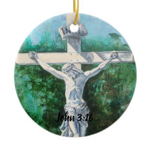 Ornamentos John 3:16 pastor religioso