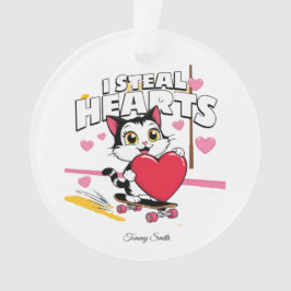 Ornamentos modernos de Namorados de Namorada