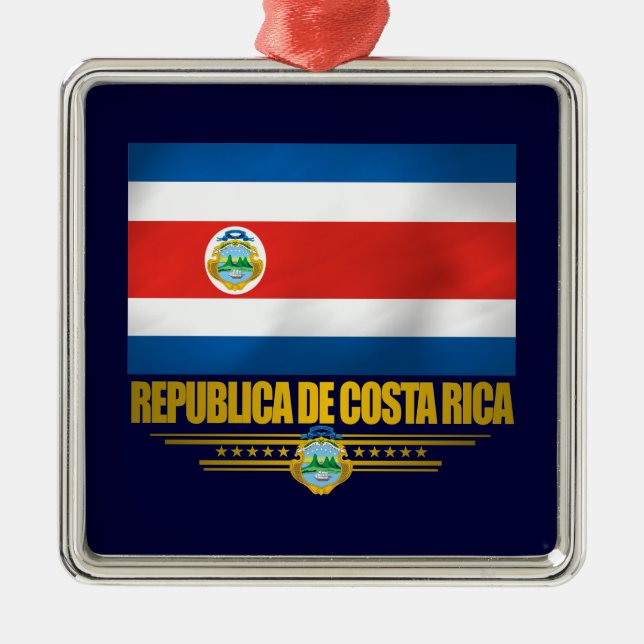 Ornamentos "Orgulho da Costa Rica" (Frente)