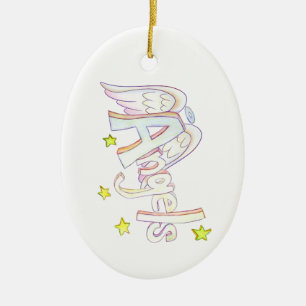 Ornamentos Pendentes Personalizados de Arte de Âng