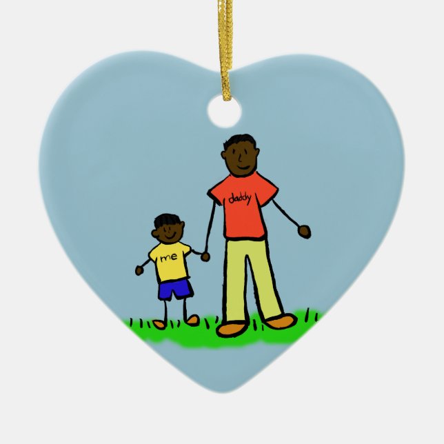 Ornamentos Personalizados de Caracteres Familiares (Frente)