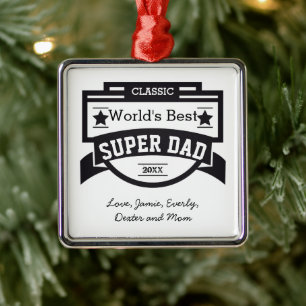 Ornamentos Personalizados do Melhor Prêmio Padre