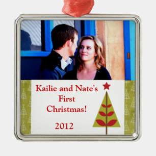 Ornamentos Personalizados Red Star Natal T