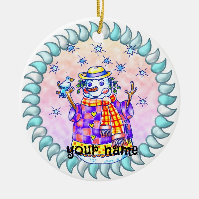 ornamentos Twinkle Snowman (Frente)