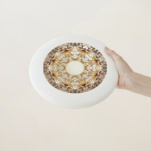 Ornate Gold Frisbee