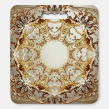 Ornate Gold Stadium Seat Cushion
