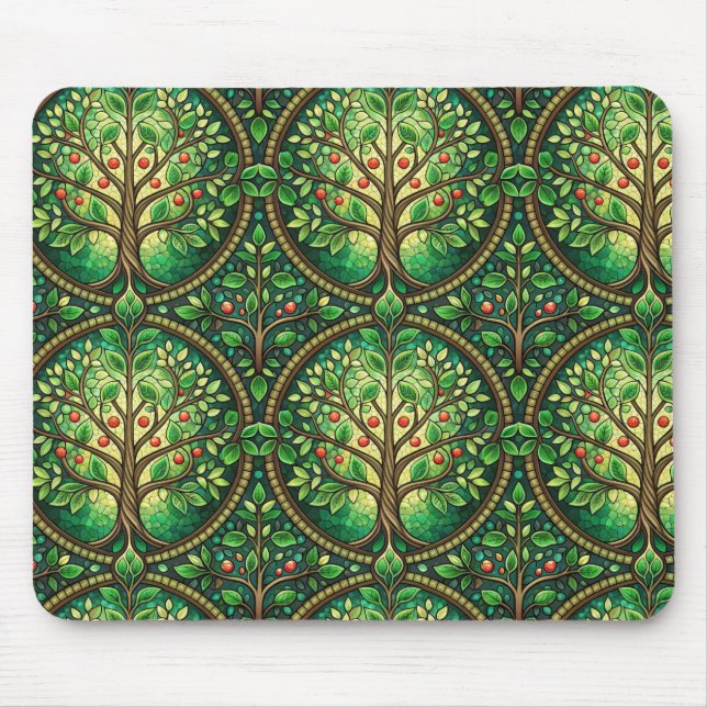 Ornate mousepad design featuring a repeating  (Frente)