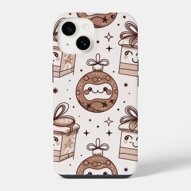 ornements et cadeaux de Noël mignons (Verso)