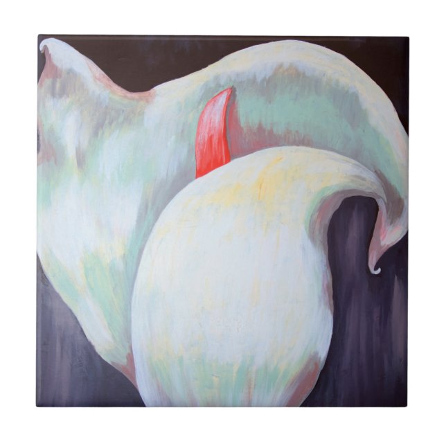 Orquídea Branca De Ivory Com Matizes Lilás (Frente)