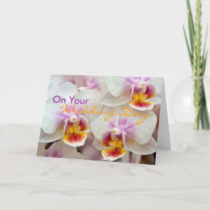 Orquídea - Cartão de Parabéns para o Dia do Casame