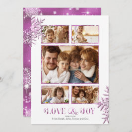 Orquídea de modelo de foto com flocos de neve mais